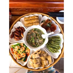 Mâm gỗ đựng bát đĩa - Khay gỗ đựng bộ bát đĩa hoa mặt trời - Mâm để bộ bán đĩa cúng gia tiên 9