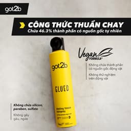 Xịt Giữ Nếp Tóc & Tạo Phòng Tóc Got2b Glued Blasting Freeze/Volumizing Hairspray 300ml 3