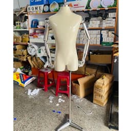 Manocanh Nam Tay Mạ Crom Bạc Cao Cấp 3