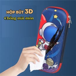 Hộp bút 3D, hộp đựng bút cho bé trai bé gái trẻ em học sinh tiểu học, hình ảnh in nổi dễ thương 6