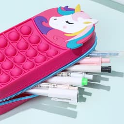 Hộp bút pop it silicon nhiều hình ngộ nghĩnh đồ chơi bấm nút bong bóng giúp giải trí giảm căng thẳng 7