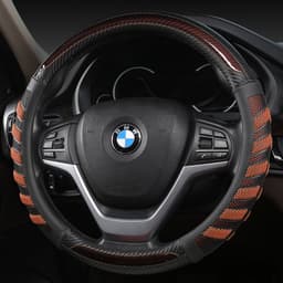 Bọc vô lăng ô tô mẫu mới 2025 - Bọc vô lăng thể thao sợi carbon cho các dòng xe 4