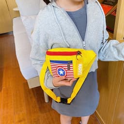 Túi đeo chéo đựng bì lì xì, điện thoại hình siêu nhân nhện túi ngực phong cách thể thao cá tính 9