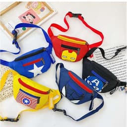 Túi đeo chéo đựng bì lì xì, điện thoại hình siêu nhân nhện túi ngực phong cách thể thao cá tính 8