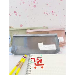 Túi Đựng Bút Dạng Lưới/Ví Lưới, Túi Lưới Màu Sắc Nhã Nhặn, Gọn Gàng, Tiện Lợi, Có Khoá Kéo (Giao Màu Ngẫu Nhiên) 2