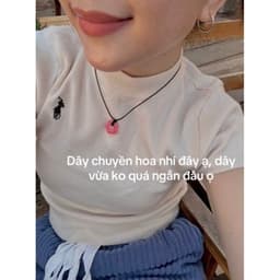 |𝑩𝑺𝑻 𝑿𝒖𝒂̂𝒏 𝒗𝒆̂̀| Vòng cổ Xanh Ngọc mix charm xà cừ và đá tự nhiên dây rút handmade | Tiệm nhà mưa 8