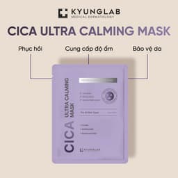 Mặt Nạ KyungLab Cica Calming Cấp Ẩm Phục Hồi Làm Dịu Da Hộp 5 Miếng 30ml | Skin Lab 2