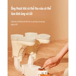 Máy Sấy Giày Isuni Làm Khô Giày, Khử Mùi Khử Khuẩn Đa Năng Không Gây Ồn, Có Hẹn Giờ An Toàn Công Suất 150W 4