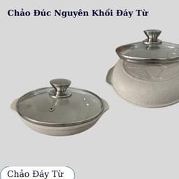 Chảo Chống Dính Đáy Từ-Chảo Đúc 2 Quay Nguyên Khối 2
