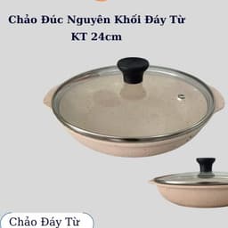 Chảo Chống Dính Đáy Từ-Chảo Đúc 2 Quay Nguyên Khối 3