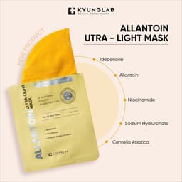 Mặt Nạ Dưỡng Trắng Da KyungLab Allantoin Ultra Light Hộp 5 Miếng 30ml | Skin Lab 4