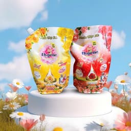 Combo 3 túi Nước Giặt Xả BB Hygiene thơm và lưu hương lâu 1 túi 2.2kg 4
