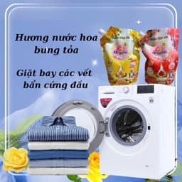 Combo 3 túi Nước Giặt Xả BB Hygiene thơm và lưu hương lâu 1 túi 2.2kg 9