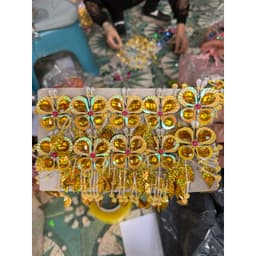 Freeship châm cài hoa tai dâng hương, châm cài tế hoa tai tế lễ đính đá hàng đẹp 6