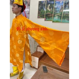 FEESHIP ÁO TẾ LỄ, ÁO DÂNG HƯƠNG ÁO CÚNG ĐÌNH NAM NỮ HÀNG GẤM THƯỢNG HẢI CAO CẤP giá rẻ 3