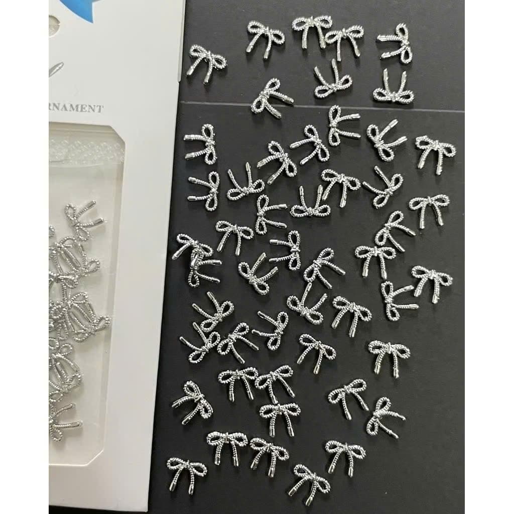 Charm Nơ Sắt To Hót Trend Hàn Quốc Nail Bảo An