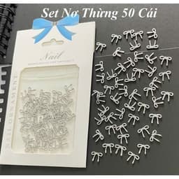 Charm Nơ Sắt To Hót Trend Hàn Quốc Nail Bảo An 2