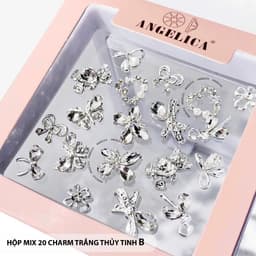 Sét Charm Đá Siêu Sáng 20 Viên Đựng Trong Hộp Hót 5