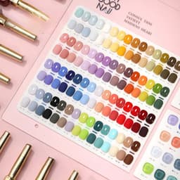 Set sơn gel Very Good Nail 60 màu nắp vàng tone màu Hàn Quốc 3