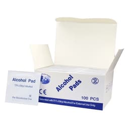 Bông Tẩm Cồn Alcohol pad hộp 100 miếng, Sát Khuẩn, Tiệt Trùng Nail Bảo An 7