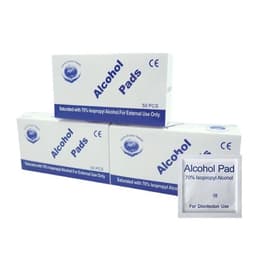 Bông Tẩm Cồn Alcohol pad hộp 100 miếng, Sát Khuẩn, Tiệt Trùng Nail Bảo An 8