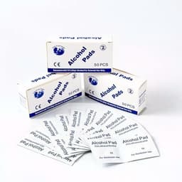 Bông Tẩm Cồn Alcohol pad hộp 100 miếng, Sát Khuẩn, Tiệt Trùng Nail Bảo An 1