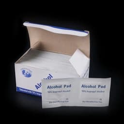 Bông Tẩm Cồn Alcohol pad hộp 100 miếng, Sát Khuẩn, Tiệt Trùng Nail Bảo An 3