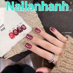Sét sơn Mắt Mèo Vendeeni 4 màu ( Tông Đỏ ) tặng bảng màu Siêu Đẹp Nail Bảo An 6