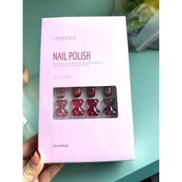 Sét sơn Mắt Mèo Vendeeni 4 màu ( Tông Đỏ ) tặng bảng màu Siêu Đẹp Nail Bảo An 3