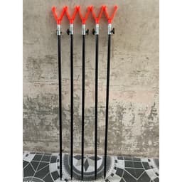 Combo 2 Chống Cần Câu Cá Chữ Y , Có Khoá Chốt.Cao 1m5 Và 1m8 Có Thể Rút Gọn 4