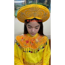 FREESHIP XÂY TẾ nữ, Xây đai cổ dâng hương tế lễ Yếm cổ dâng hương hàng cườm tua đẹp 7
