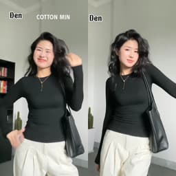 Áo Thun Dài Tay Siêu Co Giãn Mềm Mịn- thắt eo ôm body tôn dáng giữ nhiệt vải cotton zip nữ m660 3