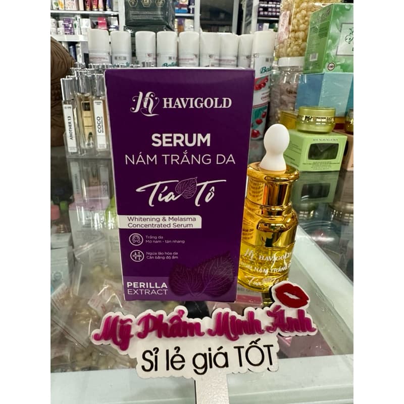 serum havigold tía tô nám trắng da 18gr ( hàng chuẩn )