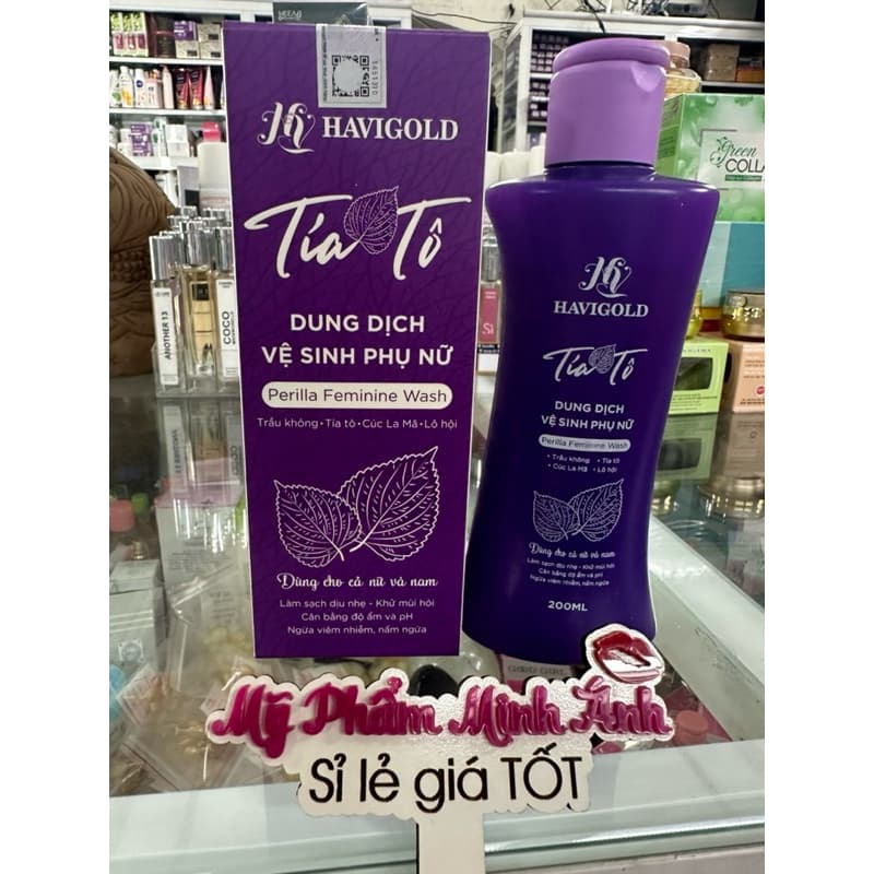 dung dịch vệ sinh havigold tía tô 200ml ( chuẩn hàng)