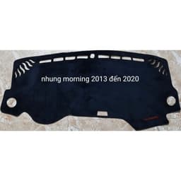 Thảm Taplo KIA Morning 2004–2026 Nhung Hoặc Da Vân Carbon – Chính Hãng – Chống Nắng, Chống Lóa 7