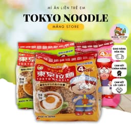 [DATE 01.2026] Mì ăn liền Tokyo Noodle Nội Địa Nhật cho trẻ em 120gr (30gr x 4 gói) 1