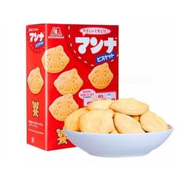 [DATE 2/2027] Bánh Quy Ăn Dặm Cho Bé MORINAGA Hình Thú Mặt Cười Thơm Ngon Nội Địa Nhật (2 gói 43gr) 4