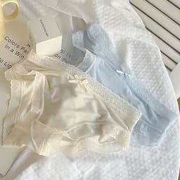 Set 5 Quần Lót Nữ Cotton co dãn 4 chiều, Quân Lót Nữ viền hoa nhiều màu, mềm mịn thoáng mát đủ size quanlotxinh 5