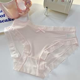 Set 5 Quần Lót Nữ Cotton co dãn 4 chiều, Quân Lót Nữ viền hoa nhiều màu, mềm mịn thoáng mát đủ size quanlotxinh 6