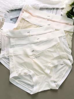 Set 10 Quần Lót Nữ Su Lụa Tàng Hình Chữ Air, quần chíp nữ cạp cao mềm mịn, ôm trọn vòng 3 2