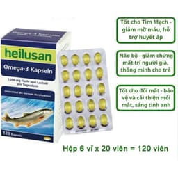 Omega 3 Heilusan Kapseln - hỗ trợ phát triển não bộ, tốt cho mắt, da 3