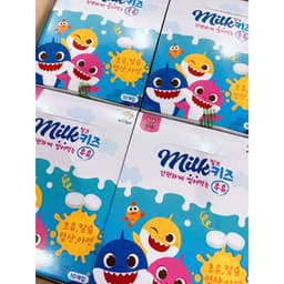Kẹo Sữa Non CANXI Pinkfong Baby Shark Milk Kids cho bé từ 1 tuổi Hàn Quốc 7