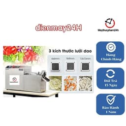 Máy cắt củ quả sợi vuông SV-90 công suất 300-500kg/h, hiệu quả cao.chuyên thái con trì 3