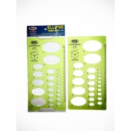 (Combo 1/2/5 cây) Thước Elip Vẽ Kỹ Thuật WinQ E606 - Ellipse Template Ruler 3