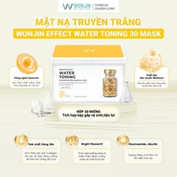 (Cty) Hộp 30M Mặt Nạ Wonjin Dưỡng Trắng, Cấp Ẩm, Phục Hồi Da| Cherry Beauty 5