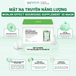 (Cty) Hộp 30M Mặt Nạ Wonjin Dưỡng Trắng, Cấp Ẩm, Phục Hồi Da| Cherry Beauty 3
