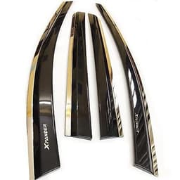 Vè che mưa chỉ inox Mitsubishi Xpander 2019-2020 2021 2022 2023 2024 chuẩn xe có sẵn keo 1