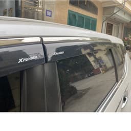 Vè che mưa chỉ inox Mitsubishi Xpander 2019-2020 2021 2022 2023 2024 chuẩn xe có sẵn keo 5