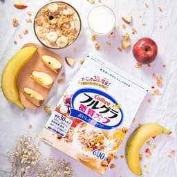 [Nội Địa Nhật] Ngũ cốc trái cây Calbee màu trắng 550gram (ít ngọt, phù hợp cho người giảm cân) 2