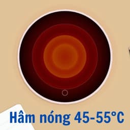 Đế Hâm Nóng Đồ Uống Xiaomi Thông Minh, Giữ Nhiệt Độ 50 - 60 ºC, Làm Nóng Sữa, Cà Phê, Nước 5